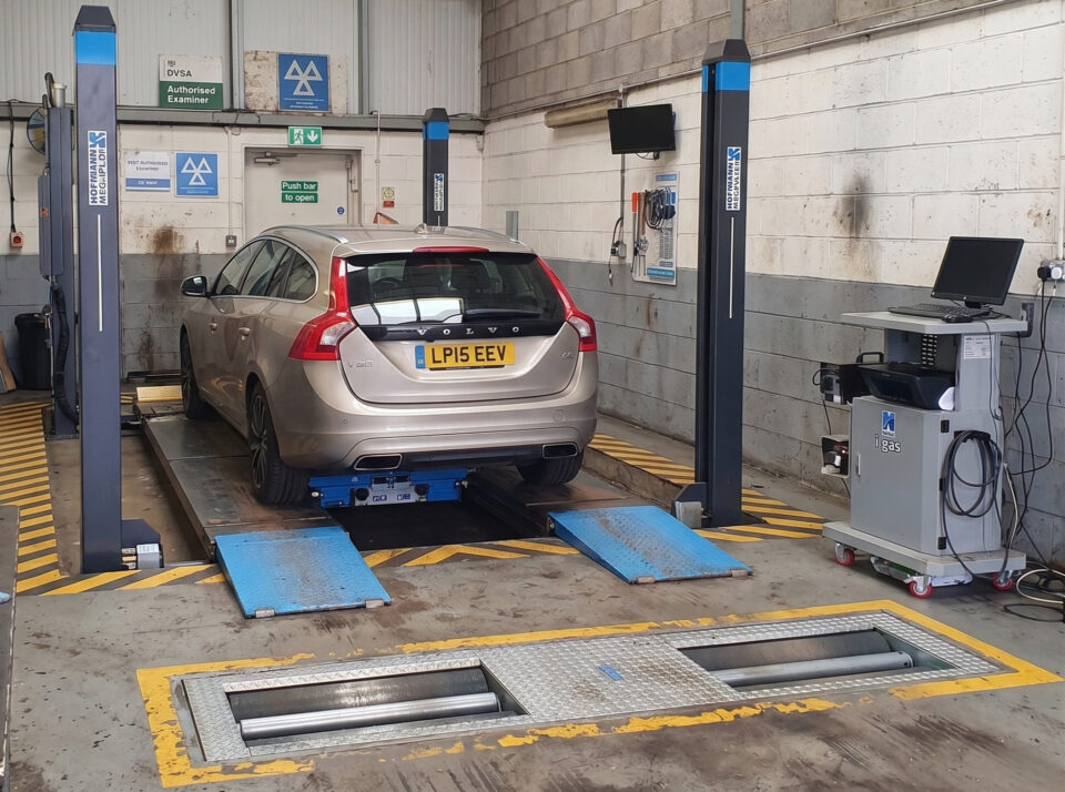 DVSA MOT testing station