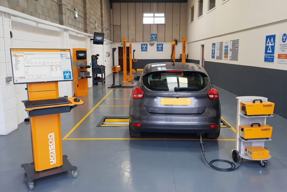 MOT emissions testing